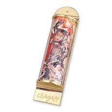 Gold Plated Mezuzah Cases