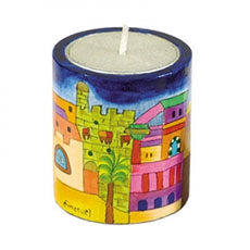 Judaica Jewish Holiday Candles