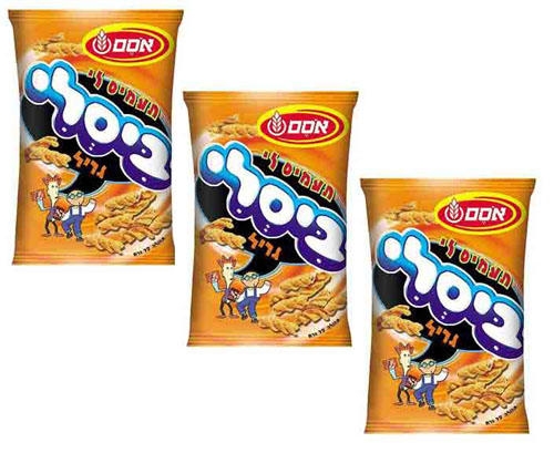  3 Osem Grill flavoured Bissli (small) - 1
