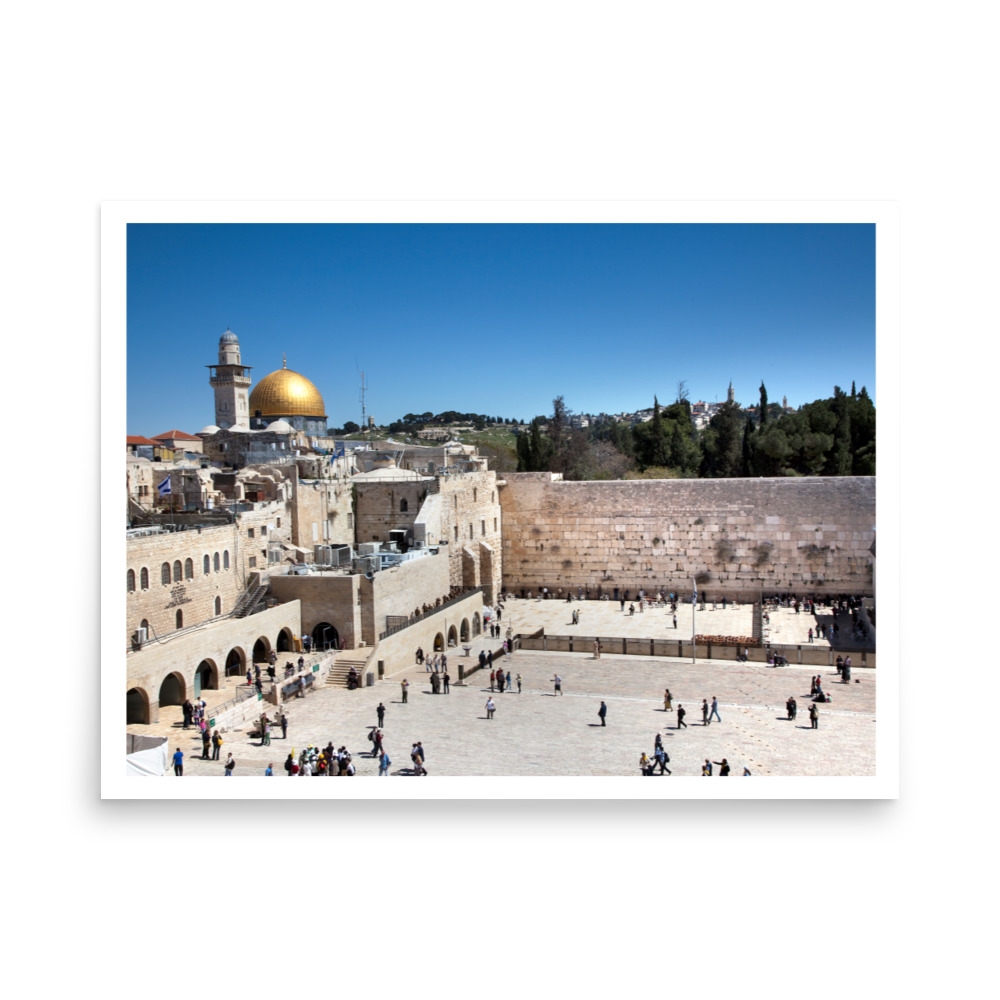 Kotel & Temple Mount - Jerusalem Poster - 1