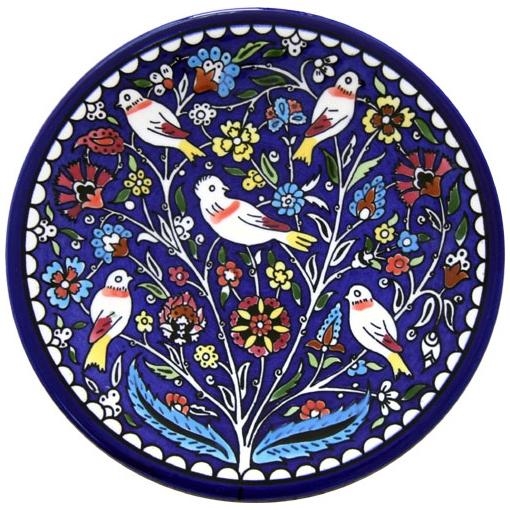 Birds Plate (blue). Armenian Ceramic - 1