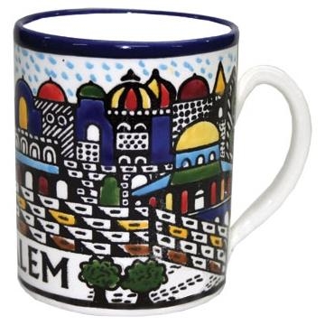 Coffee Mug - Jerusalem (Classic). Armenian Ceramic - 1