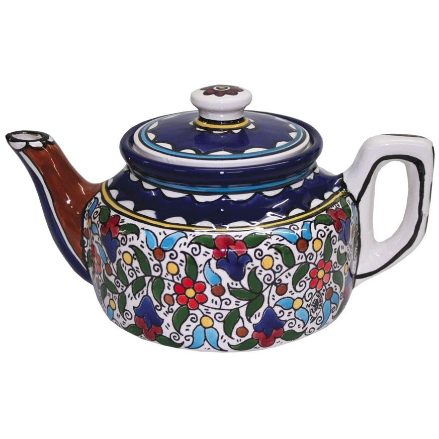  Flowers Teapot. Armenian Ceramic - 1