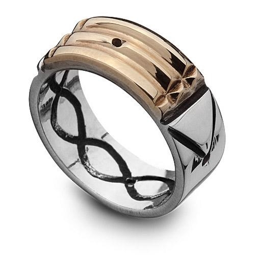 18K Gold and Sterling Silver Atlantis Ring - Protection - 1