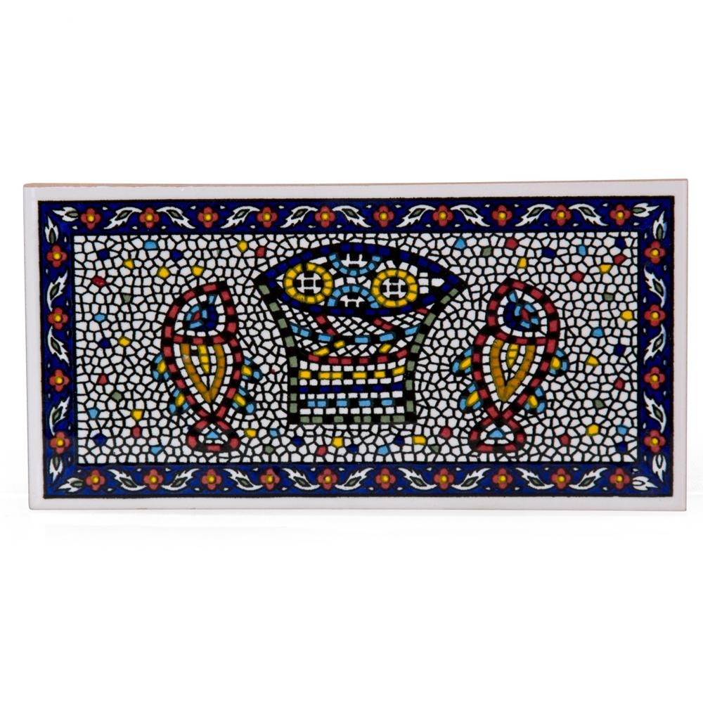 Mosaic Fish Wall Hanging Tile. Armenian Ceramic - 1