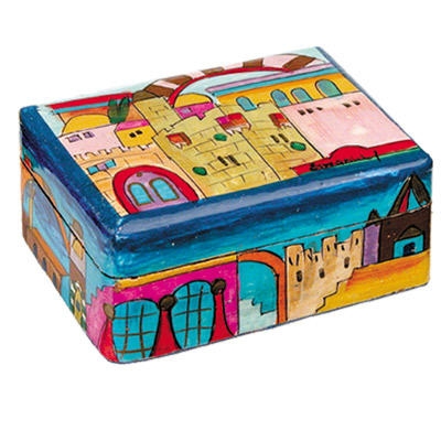  Yair Emanuel Jewelry Box - Jerusalem (small) - 1