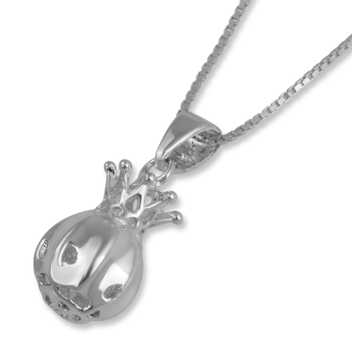 Sterling Silver Pomegranate Necklace - 1