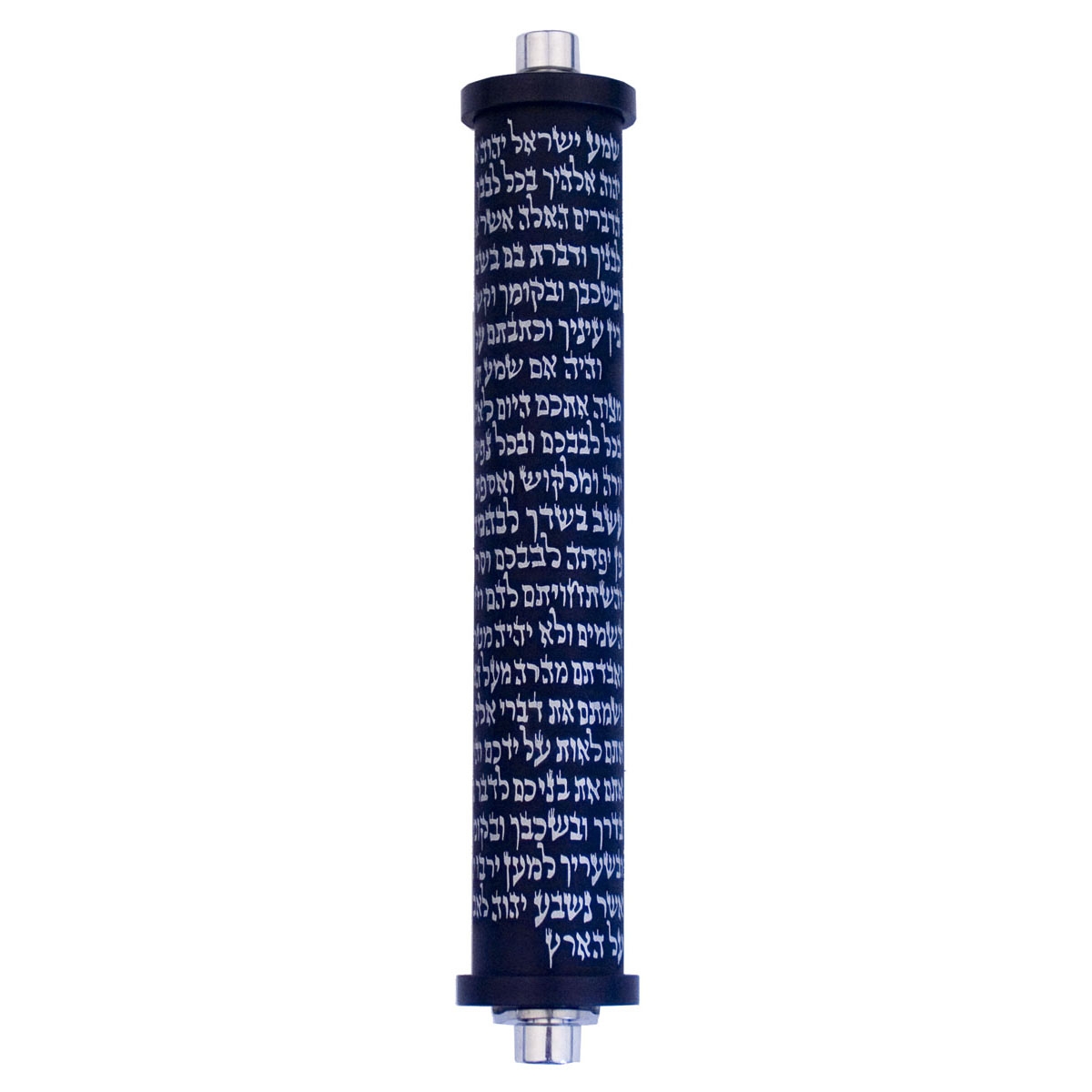 Agayof Design Shema Yisrael Anodized Aluminum Mezuzah Case (Choice of Colors) - 1