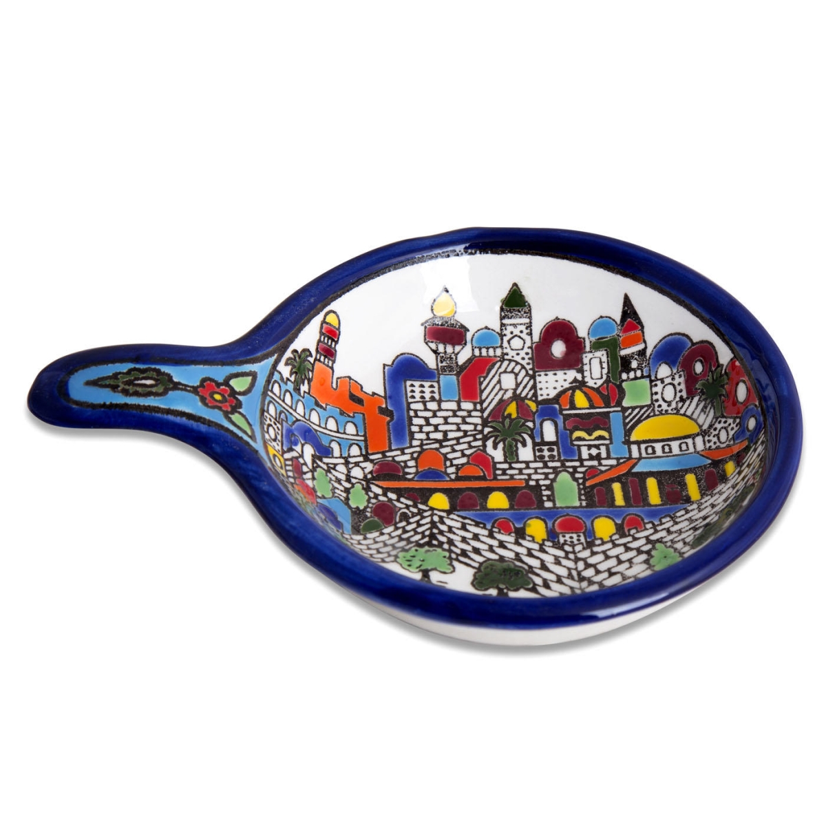 Armenian Ceramics "Frying Pan" Serving Dish - Jerusalem - 1