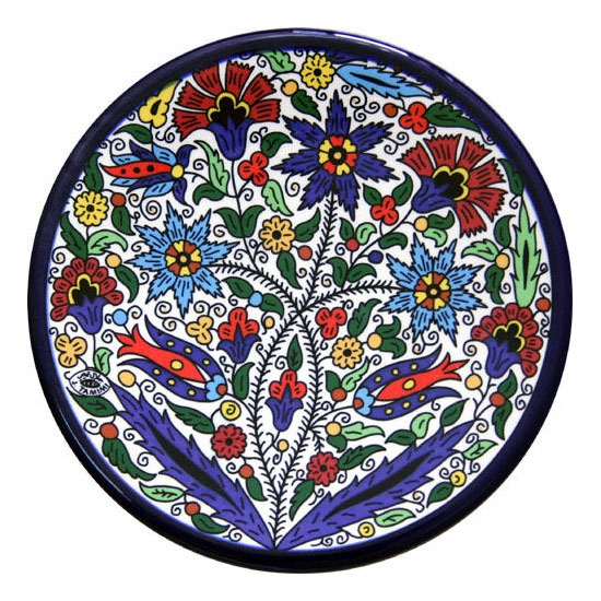  Flowers Plate (small). Armenian Ceramic - 1