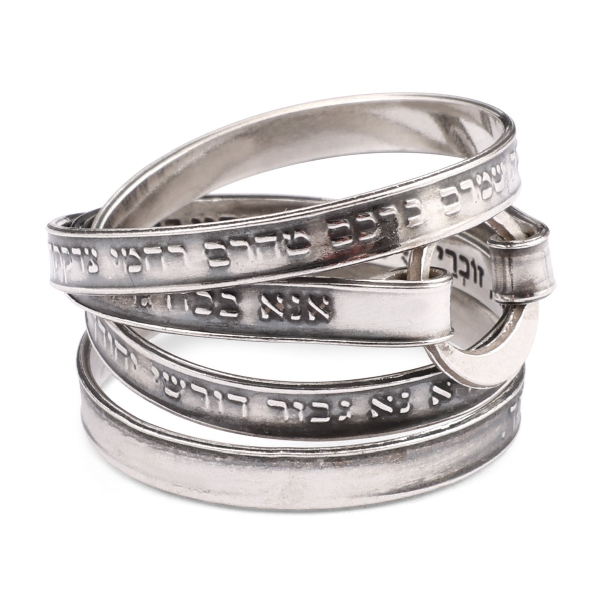 925 Sterling Silver Ana BeKoach Wrap Ring  - 1