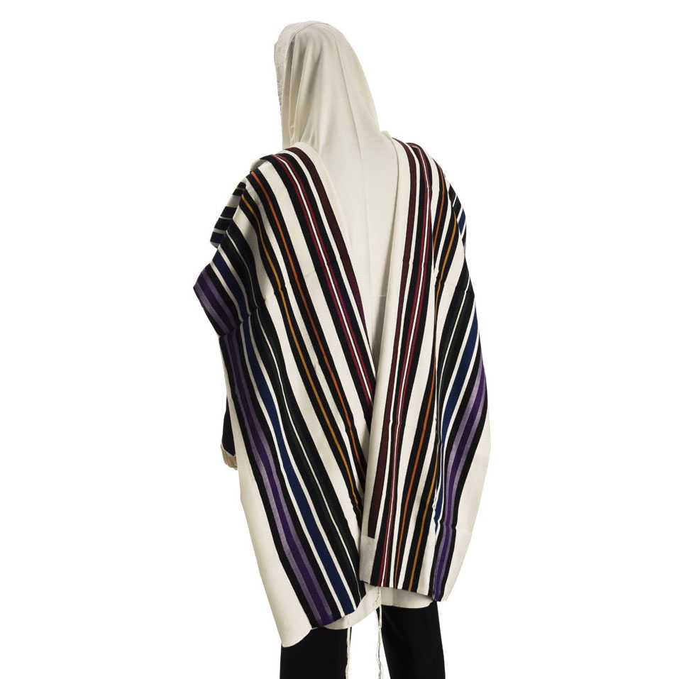 Talitnia "Bnei Or" Multicolored Traditional Tallit (Prayer Shawl) - 1