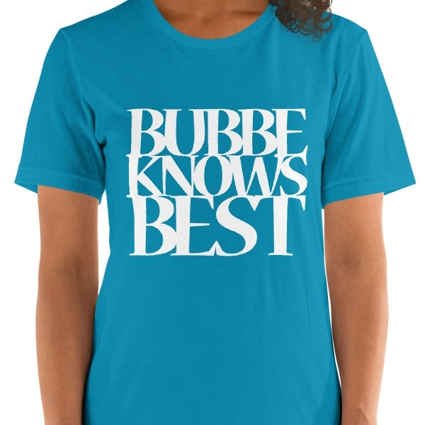 Bubbe Knows Best Jewish T-Shirt - 1