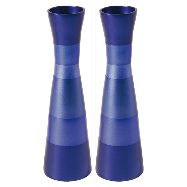 Yair Emanuel Large Anodized Aluminum Candlesticks - Variety of Colors - 1