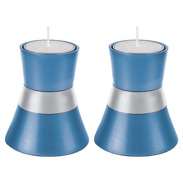 Organic Column: Yair Emanuel Anodized Aluminum Candlesticks - Variety of Colors (Tealight) - 1