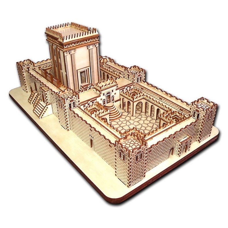 Jerusalem Second Temple Laser Cut 3D Do-it-Yourself Kit - 1