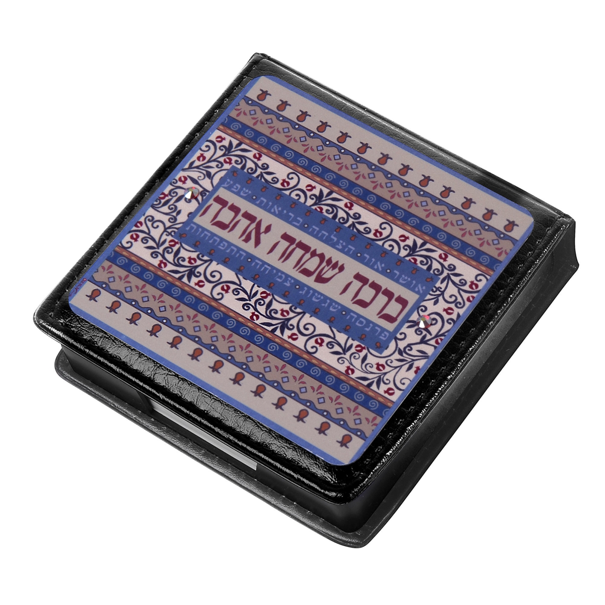 Dorit Judaica Memo Pad Box - 12 Blessings - 1