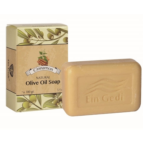 Ein Gedi Natural Cinnamon & Olive Oil Soap - 1