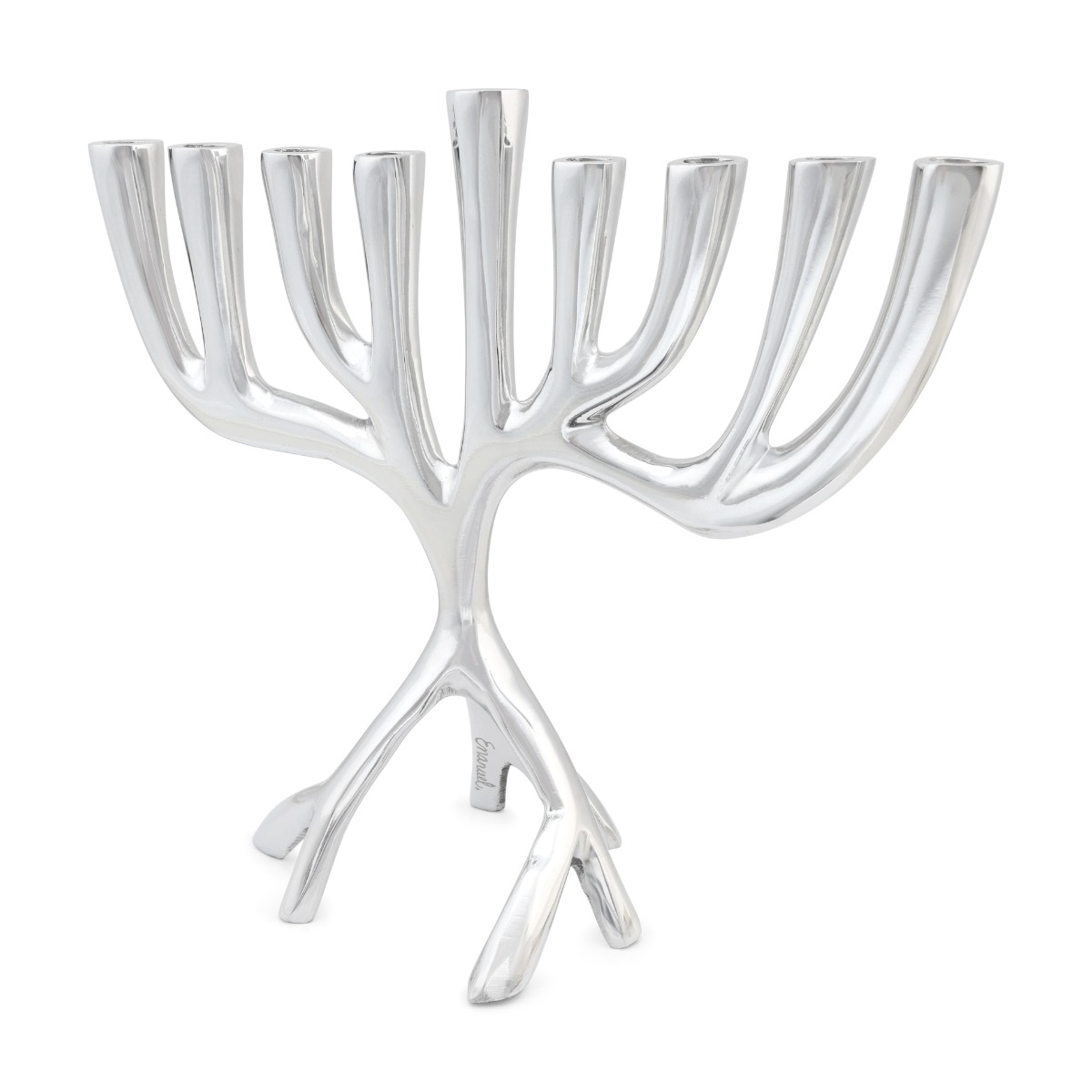 Tree of Life Hanukkah Menorah by Yair Emanuel - 1