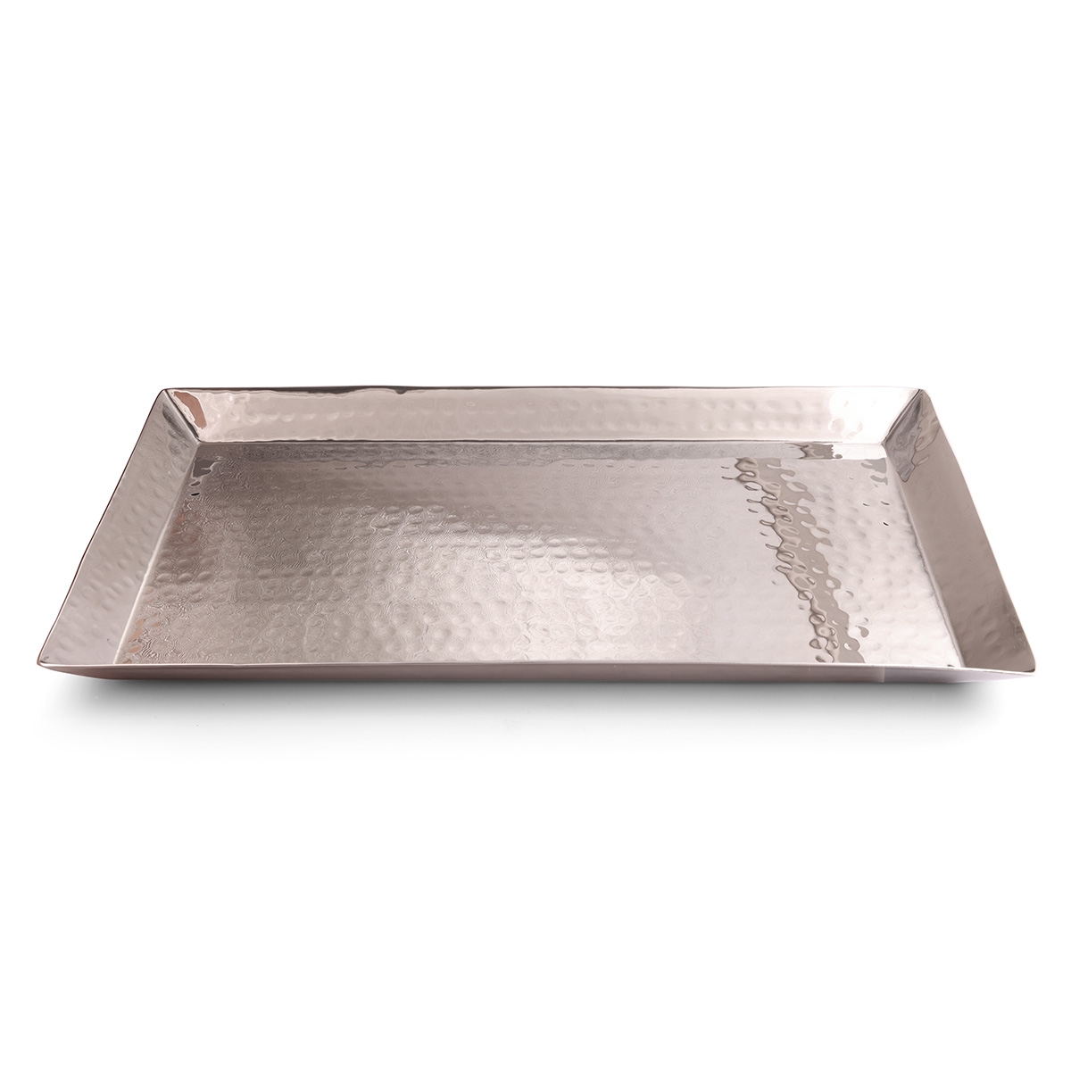 Yair Emanuel Stainless Steel Hammered Tray - 1