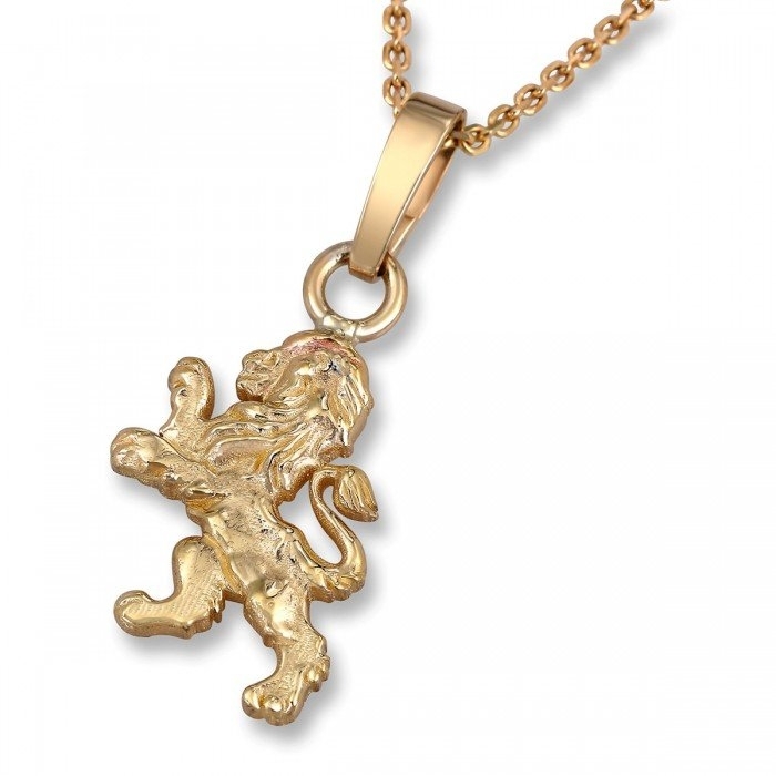Rafael Jewelry Lion of Judah 14K Gold Necklace  - 1