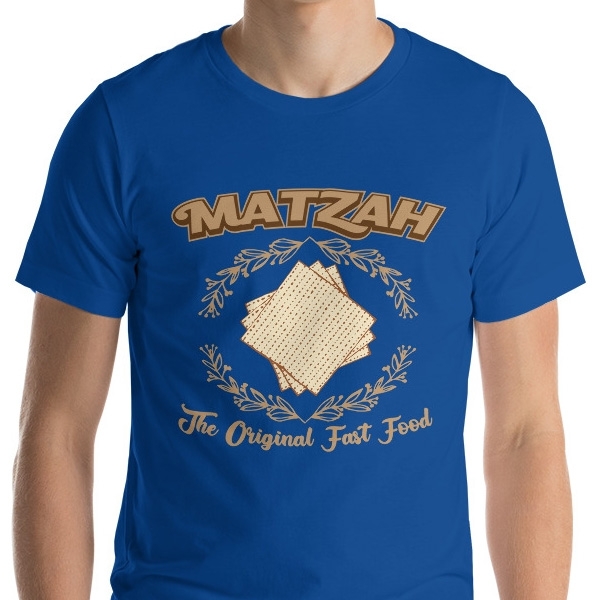 Matzah Original Fast Food - Passover T-Shirt - 1