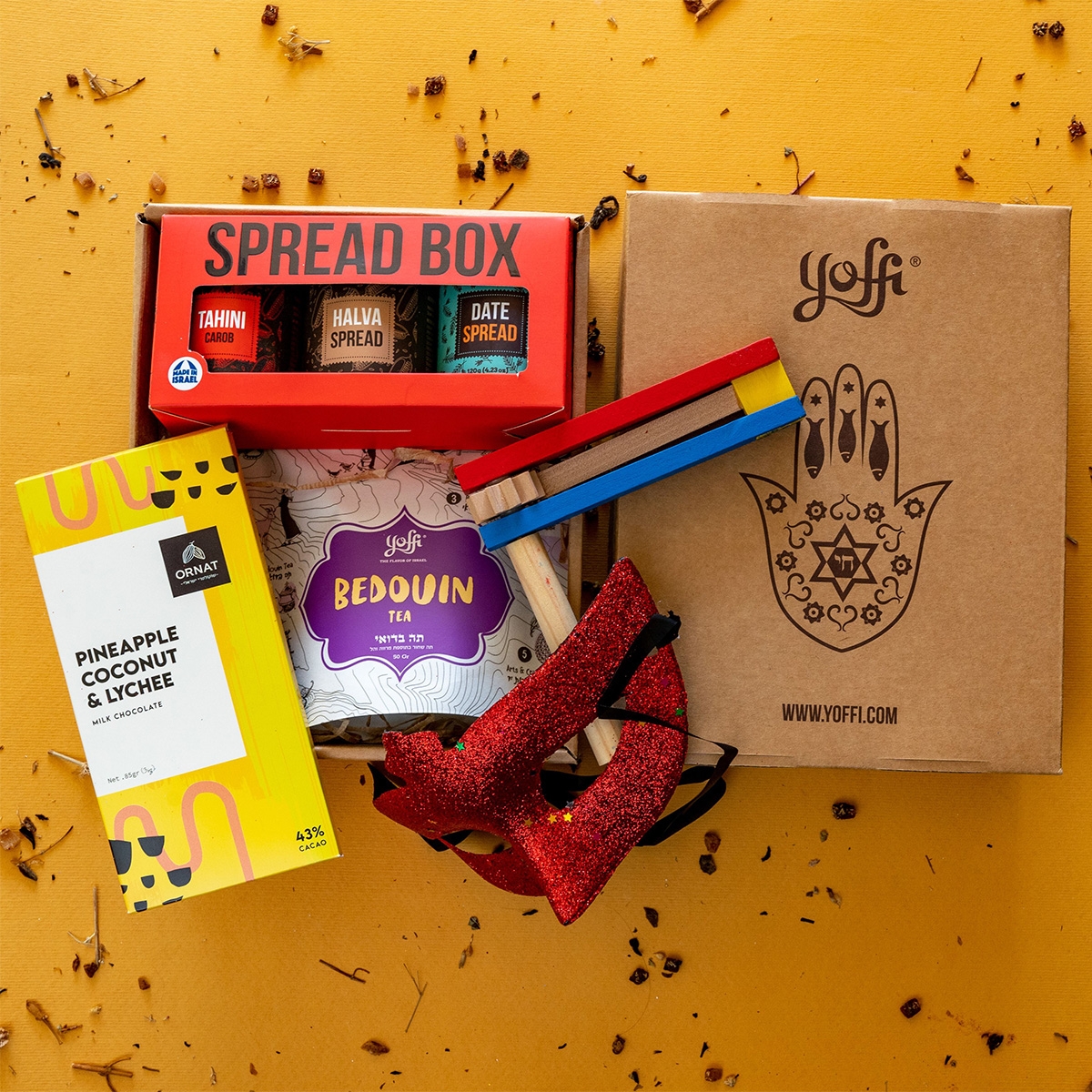 Yoffi Mishloach Manot Gift Box For Purim - 1