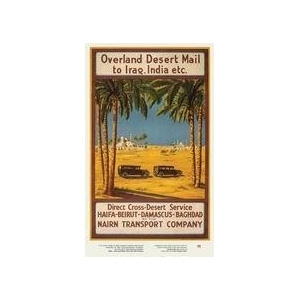 Overland Desert Mail. 1923. Poster - 1