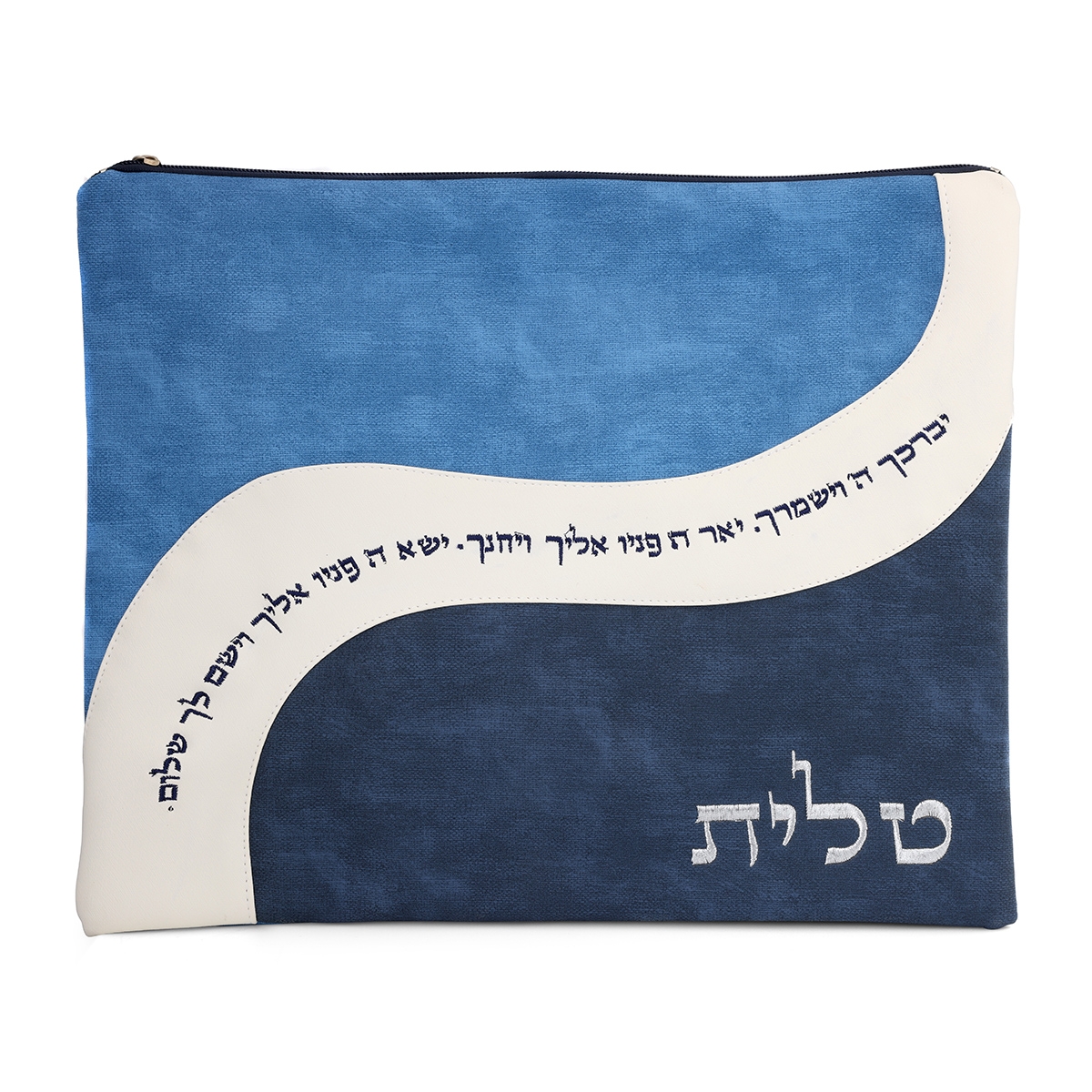 Faux Leather Priestly Blessing Tallit & Tefillin Bag Set (Blue ...