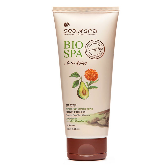 Sea of Spa Bio Spa Dead Sea Minerals Anti-Aging Body Cream With Avocado & Calendula Oil – For Restoring Dry Skin - 1