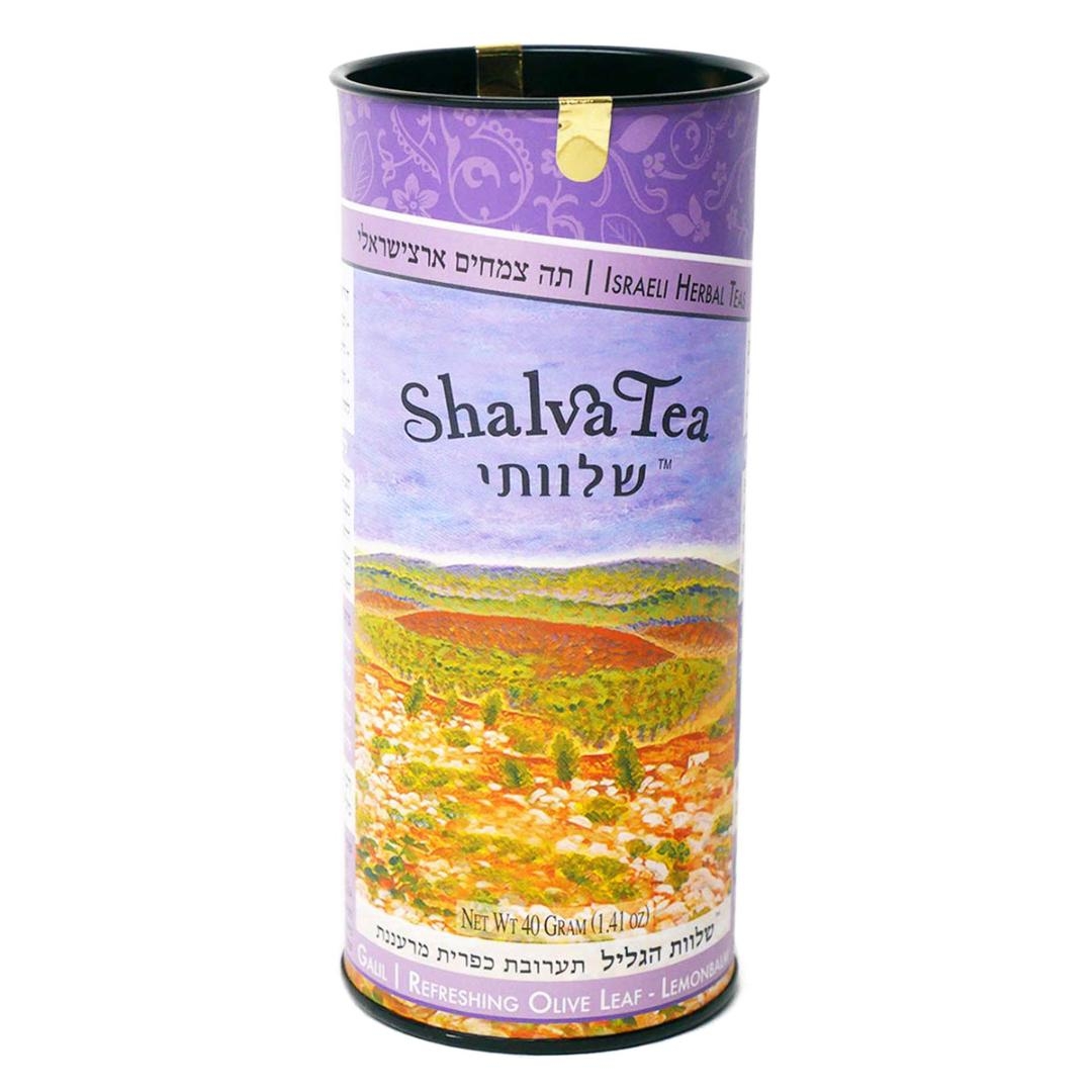 Shalva Tea "Galil" Refreshing Olive Leaf & Lemonbalm Herbal Tea - 1