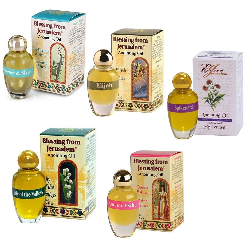 Variety Pack of Five Anointing Oils 12 ml: Buy Four, Get The Fifth For Free! - 1