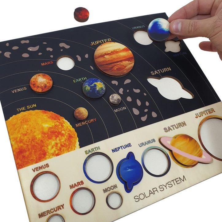 Solar System & Planets Educational Wooden Puzzle - 1