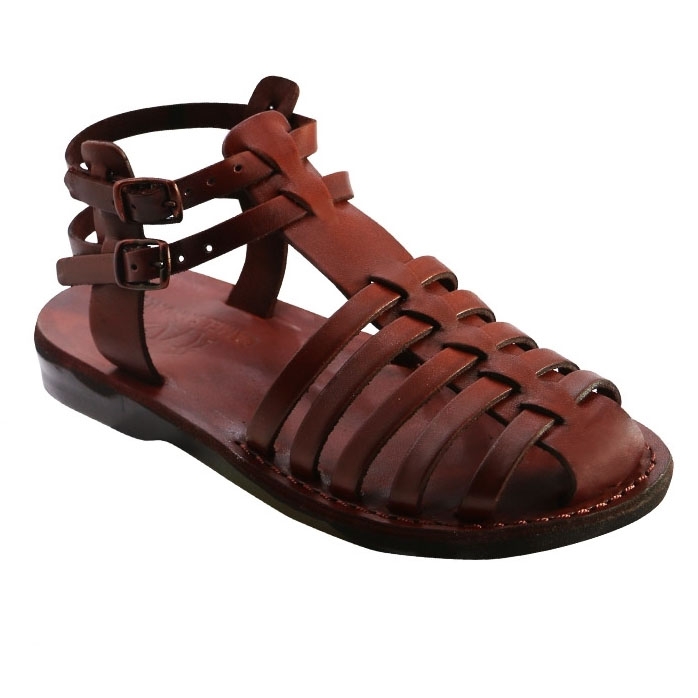 Elsa Handmade Leather Sandals, Clothing | Judaica