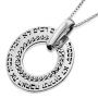 Large Silver Wheel Necklace - Unquenchable Love (Song of Songs 8:7) - 5