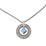 Large Silver Wheel Necklace - Unquenchable Love (Song of Songs 8:7) - 2