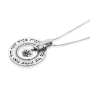  Large Silver Wheel Necklace - Woman of Valor (Proverbs 31:29) - 9