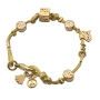 Golden Silk Charm Bracelet - Peace - 1