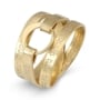 Luxurious 18K Gold-Plated Ana BeKoach Wrap Ring - 7