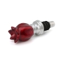Aluminum Wine Stopper With Red Pomegranate Design - 3