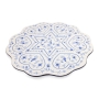 Passover Seder Plate. Replica. Vienna. ca. 1900 (Blue & White) - 4