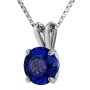Sterling Silver and Swarovski Stone Necklace Micro-Inscribed with 24K Traveler's Psalm (Psalms 121) - 5