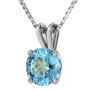 Soulmate: Sterling Silver and Swarovski Stone Necklace Micro-Inscribed with 24K Gold - 2