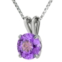 Soulmate: Sterling Silver and Swarovski Stone Necklace Micro-Inscribed with 24K Gold - 3