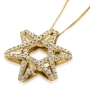 14K Gold Flex Star of David with Diamonds - 2