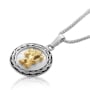 Gold and Silver Lion of Judah Necklace  - 1