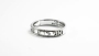 Marina Jewelry Silver Cut-Out Ani Ledodi Ring with Translation - Song of Songs 6:3 - 4