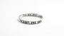 Marina Jewelry Hebrew/English This Too Shall Pass Sterling Silver Ring  - 3