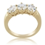18K Yellow Gold and Cubic Zirconia Ring   - 1