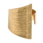 18K Gold-Plated Adjustable Open Ring – Shema Yisrael (Deuteronomy 6:4) - 1
